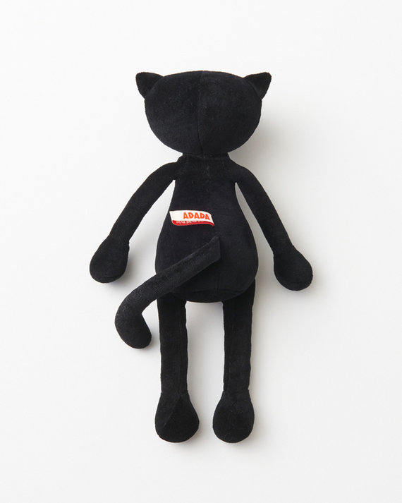 タグ付き 美品 ADADA 猫のジゼル フランス製 ぬいぐるみ 黒猫 2体セット LILI et NENE ADADA（アダダ） ADADA Gisel, the cat - black / small