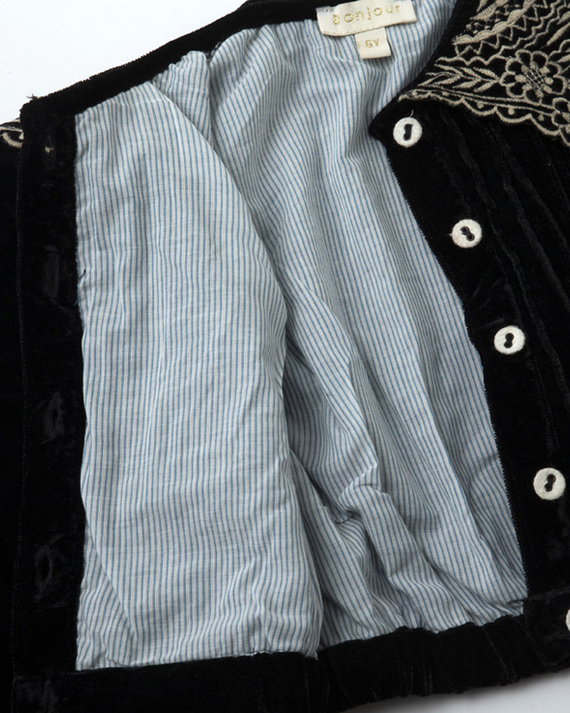 LILI et NENE キッズ BONJOUR 2023AW KIDS CROP SHIRT 8A