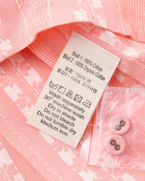 トップス Bonjour 6y PINK JACQUARD TUNIQUE 23ss Clothing for children with a vintage spirit but with a