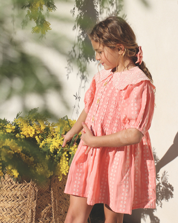 LILI et NENE キッズ BONJOUR 2023SS KIDS Tunique（vanilla
