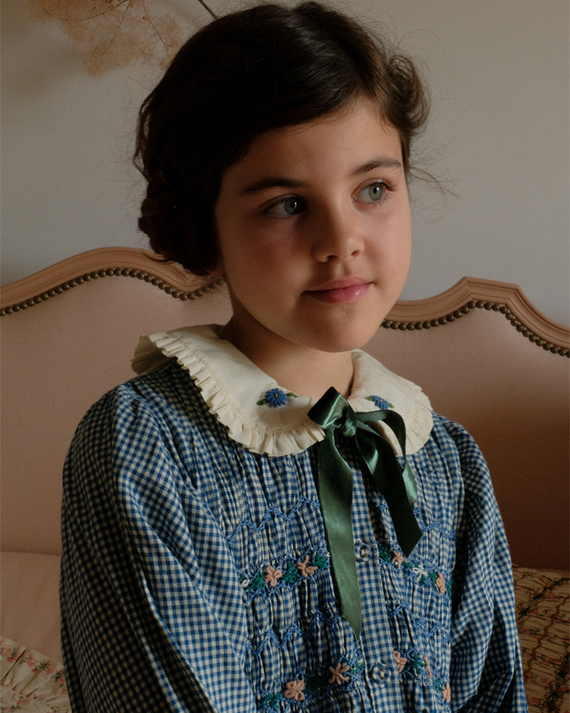 LILI et NENE キッズ BONJOUR 2024AW KIDS ROMANTIC LONG TUNIQUE