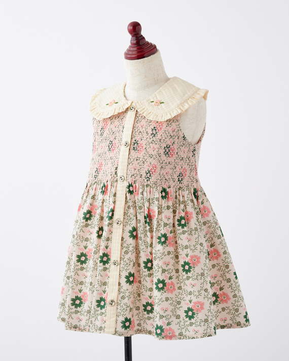 LILI et NENE キッズ BONJOUR 2024SS KIDS IBIZA TOP WITH HAIR