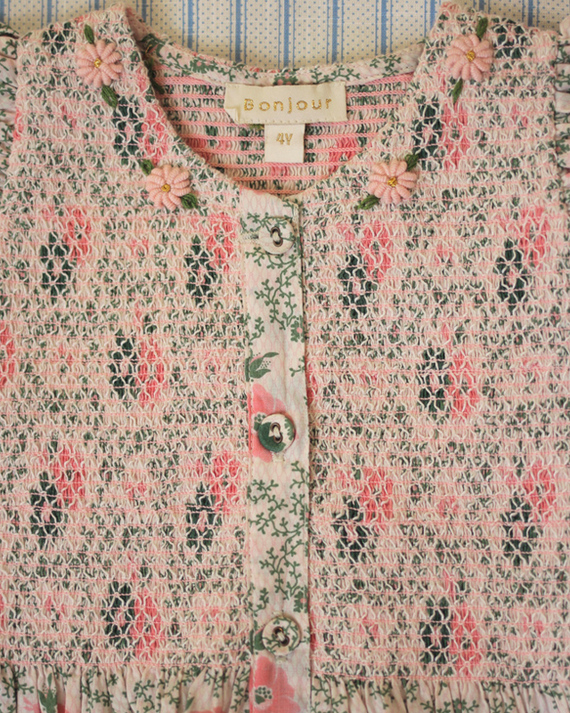 LILI et NENE キッズ BONJOUR 2024SS KIDS IBIZA DRESS - new sketch