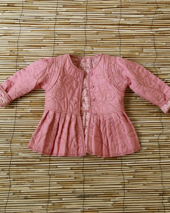 LILI et NENE キッズ BONJOUR 2025SS KIDS Reversible Quilted Jacket