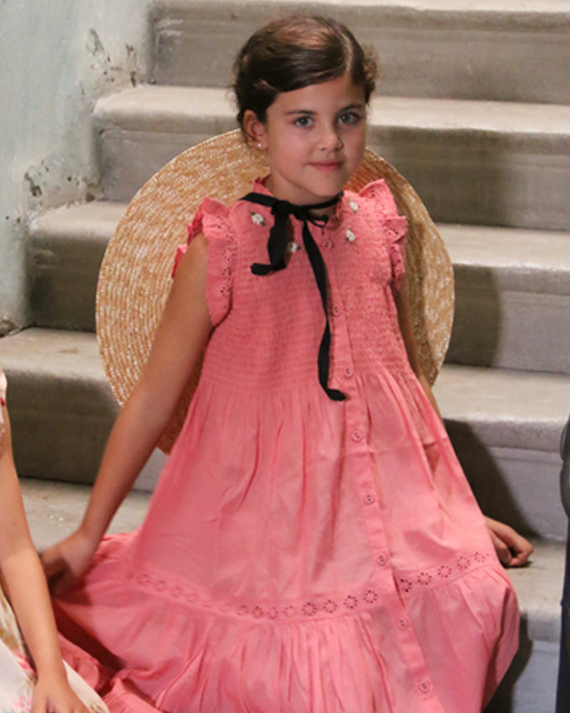 LILI et NENE キッズ BONJOUR 2025SS KIDS Ibiza Dress Dark