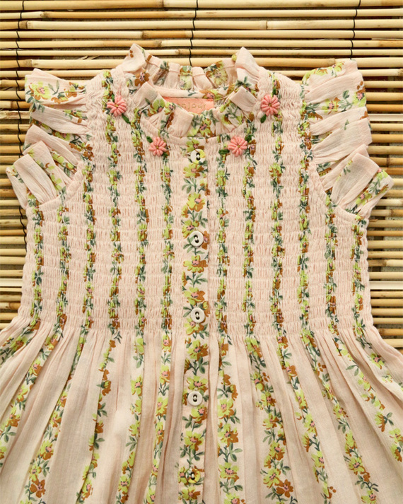 LILI et NENE キッズ BONJOUR 2025SS KIDS Ibiza dress Farandole