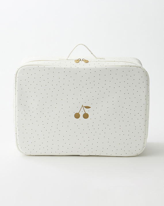 LILI et NENE キッズ BONPOINT GRANDE VALISE ENDUIT TAIL（132 UPB OR）TU