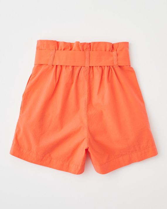 LILI et NENE キッズ 【SALE 40%OFF】BONPOINT 2022SS キッズ リボンショートパンツ（051ACOQUELICOT  オレンジ）4A-8A