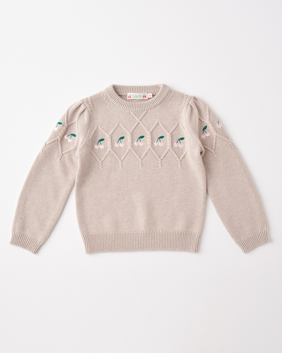 LILI et NENE キッズ BONPOINT 2023AW KIDS PULL DALPHONZA（192 GRIS