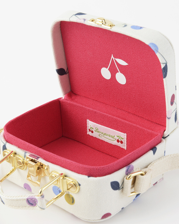 【新品未使用】Bonpoint ボンポワン スーツケース バニティ ポーチ LILI et NENE キッズ BONPOINT KIDS SAC VALISETTE AIMANE（004 IVOIRE