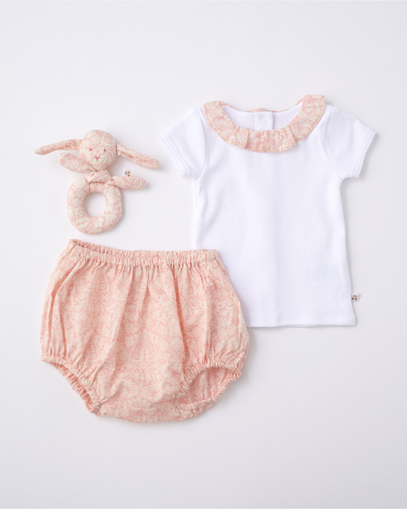 LILI et NENE ベビー BONPOINT 2024SS BABY COFFRET FLORIA（000 BLANC