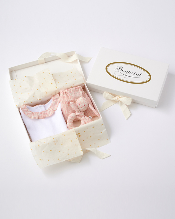 LILI et NENE ベビー BONPOINT 2024SS BABY COFFRET FLORIA（000 BLANC 