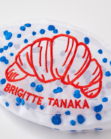 ★パリシリーズ★【ブリジットタナカ】クロワッサンポーチ LILI et NENE BRIGITTE TANAKA(ブリジット タナカ) BRIGITTE