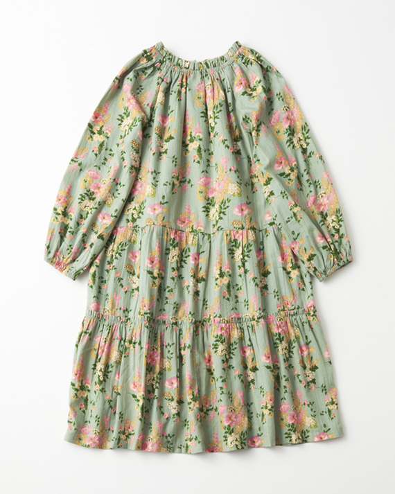 LILI et NENE キッズ BONTON 2023AW KIDS FELICIE ROBE FILLE（FLEUR