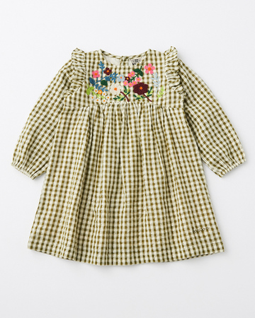 LILI et NENE ベビー BONTON 2023AW BABY SUN ROBE BEBE（VICHY KAKI