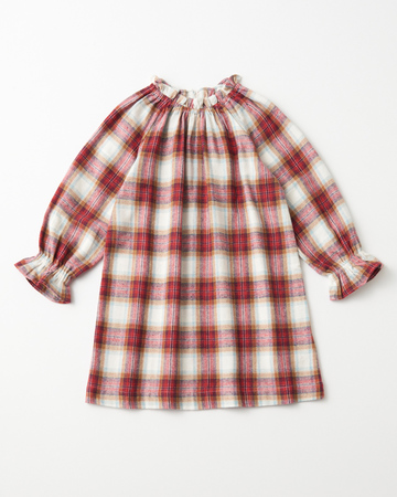 LILI et NENE キッズ BONTON 2023AW KIDS DAHLIA ROBE FILLE（CARREAU