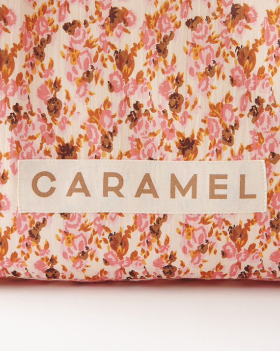 LILI et NENE キッズ CARAMEL トートバッグ（BRIGHT PINKFLORAL ピンク