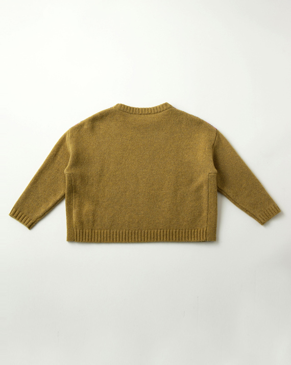 LILI et NENE キッズ 【SALE 40%OFF】CARAMEL 2022AW KIDS KNIT JUMPER