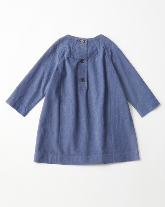 LILI et NENE キッズ CARAMEL 2023AW KIDS WOVEN DRESS（CORNFLOWER