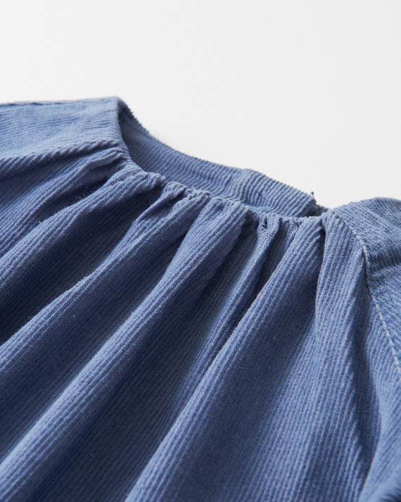 LILI et NENE キッズ CARAMEL 2023AW KIDS WOVEN DRESS（CORNFLOWER