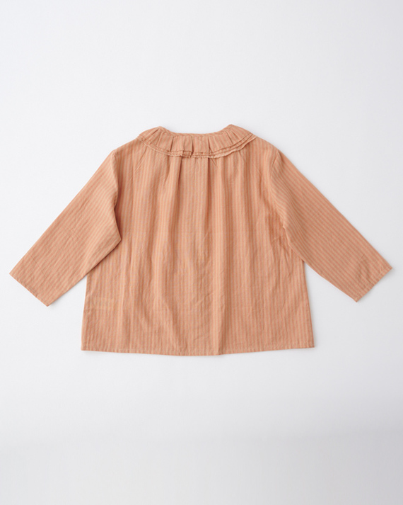 LILI et NENE キッズ CARAMEL 2023AW KIDS WOVEN SHIRT（DUSTY ROSE