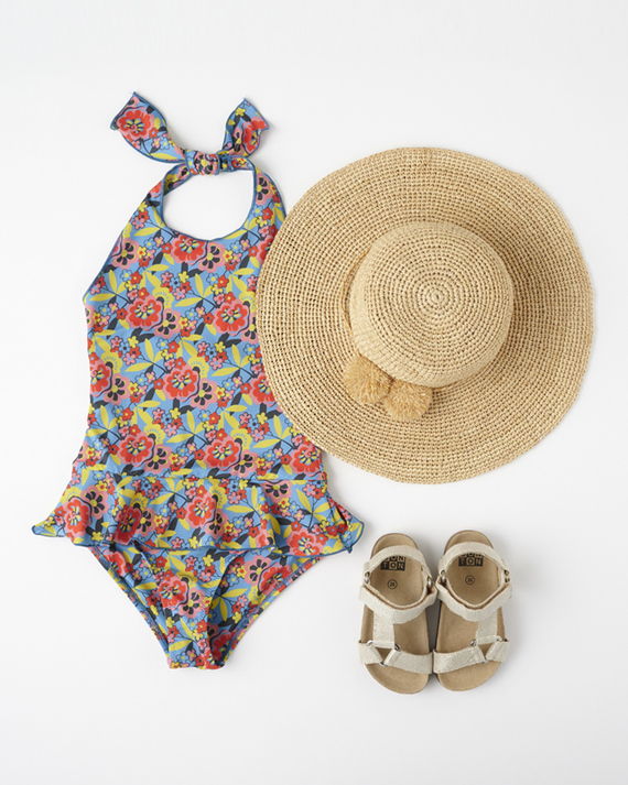 LILI et NENE キッズ CARAMEL 2023SS KIDS SWIMWEAR