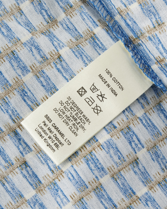 LILI et NENE キッズ CARAMEL 2023SS KIDS WOVEN TROUSER（BLUE