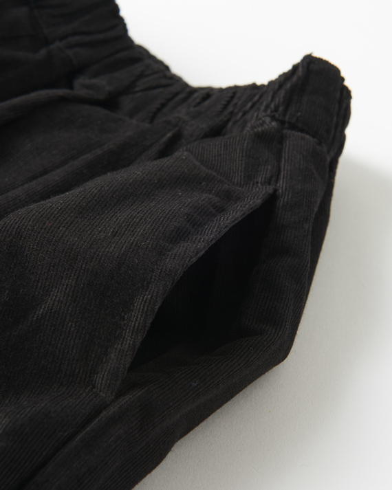 LILI et NENE キッズ CARAMEL 2024AW KIDS BOBBY TROUSER（BLACK）8A-12A