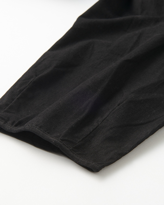 LILI et NENE キッズ CARAMEL 2024AW KIDS BOBBY TROUSER（BLACK）8A-12A