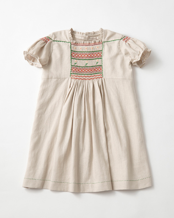 LILI et NENE キッズ CARAMEL 2024SS KIDS MORINGA DRESS（BEIGE）8A-12A