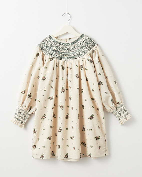 LILI et NENE キッズ C'ERA UNA VOLTA 2023AW KIDS Carla Dress Cream