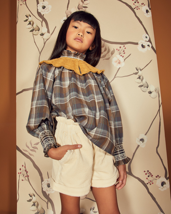 LILI et NENE キッズ C'ERA UNA VOLTA 2023AW KIDS Yuki Dress Check