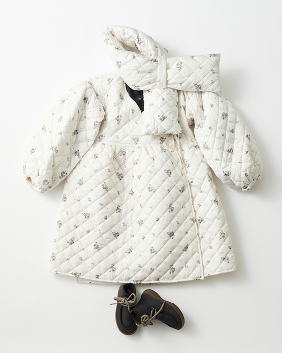 LILI et NENE キッズ C'ERA UNA VOLTA 2023AW KIDS Yoko Dress Cream