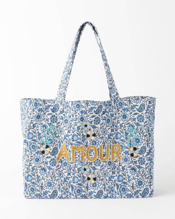 新品CSAO（セ・エス・ア・オ― ）花の刺繍トートバッグ - トートバッグ