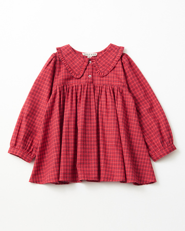 LILI et NENE キッズ EMILE&IDA 2023AW KIDS DRESS（ECOSSAIS ）3A-4A