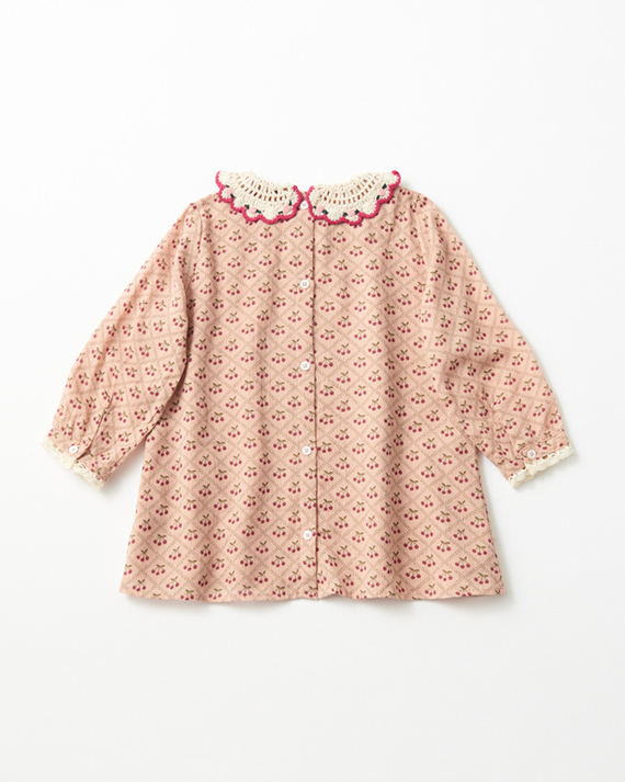 LILI et NENE ベビー EMILE&IDA 2023AW BABY DRESS（CHERRY ）18M-2A