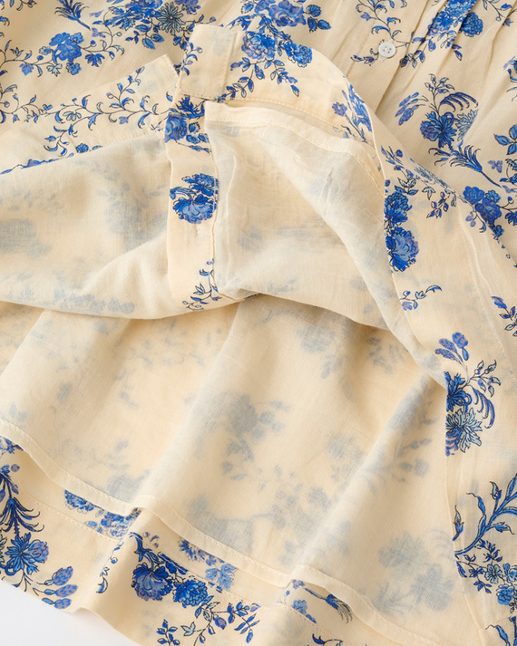 LILI et NENE キッズ EMILE ET IDA 2025AW KIDS ROBE ORCHID BLEU