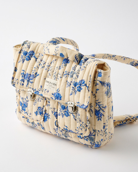 LILI et NENE キッズ EMILE ET IDA 2025AW KIDS CARTABLE（ORCHID BLEU）