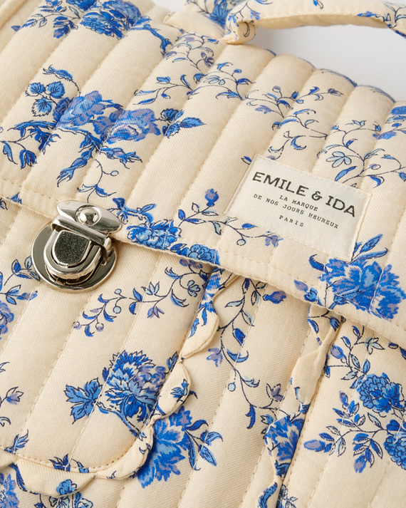 LILI et NENE キッズ EMILE ET IDA 2025AW KIDS CARTABLE（ORCHID BLEU）