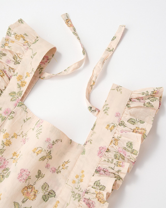 LILI et NENE キッズ EMILE ET IDA 2026SS KIDS ROBE LONGUE IMPRIMEE