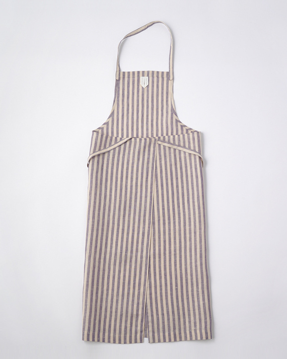 fog linen work リネンパイピングエプロン ｜家具・インテリア