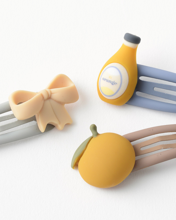 LILI et NENE キッズ KONGES SLOEJD キッズ ヘアピン3パック