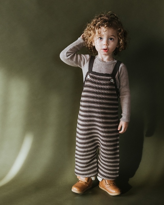 mabli マブリ　ニット　セーター　オーバーオール2Y MABLI 2024awニット 2Y