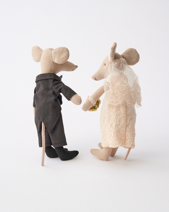 ネズミのぬいぐるみ 花柄ドレス 【公式通販】