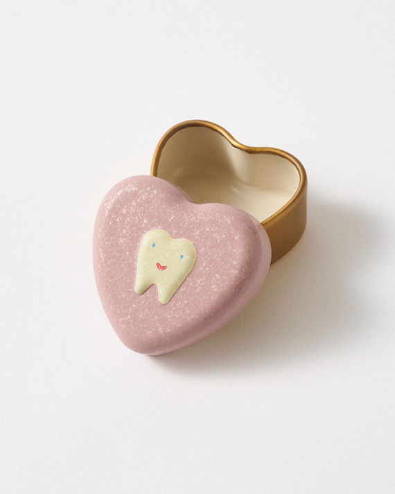 Merrie Mice メリーマウス フルーツファン グレープエスケープ 置物 歯の妖精 マッチ箱 (ピンク) / トゥースフェアリー おねえちゃん