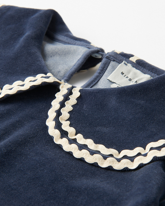 LILI et NENE キッズ MIPOUNET 2024AW KIDS LOLA COTTON VELVET